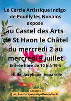 Exposition du Cercle Artistique Indigo