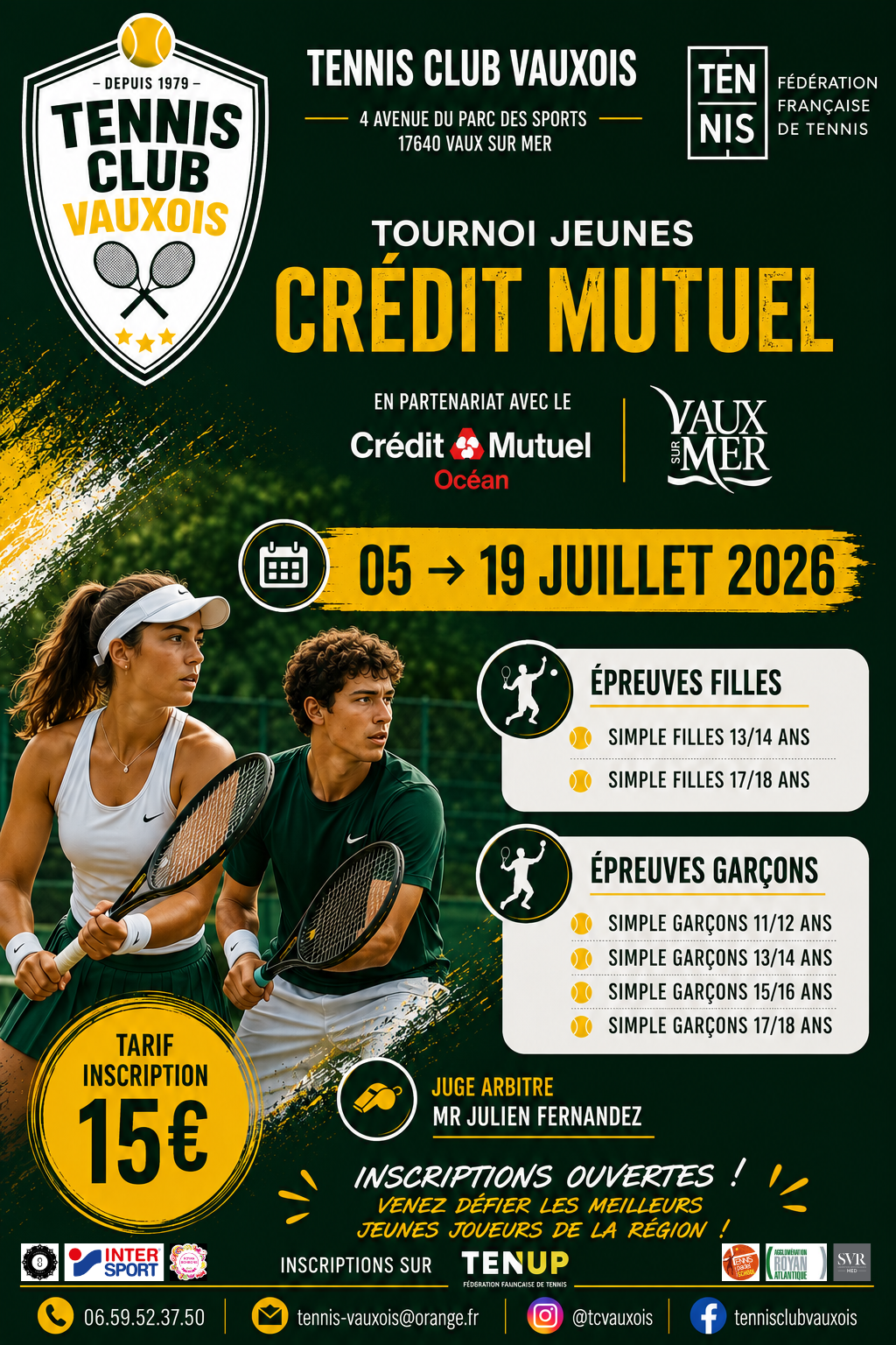 Tournoi jeunes crédit mutuel