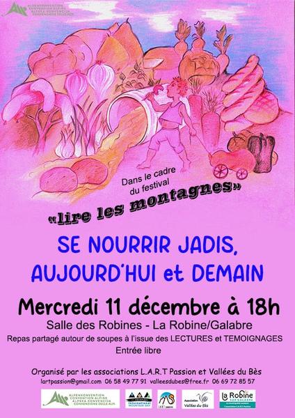 Lire les Montagnes : se nourrir jadis, aujourd