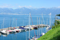 Petit port de plaisance entre Saint-Gingolph et Evian-les-Bains