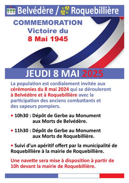 Commémoration du 8 Mai_Roquebillière