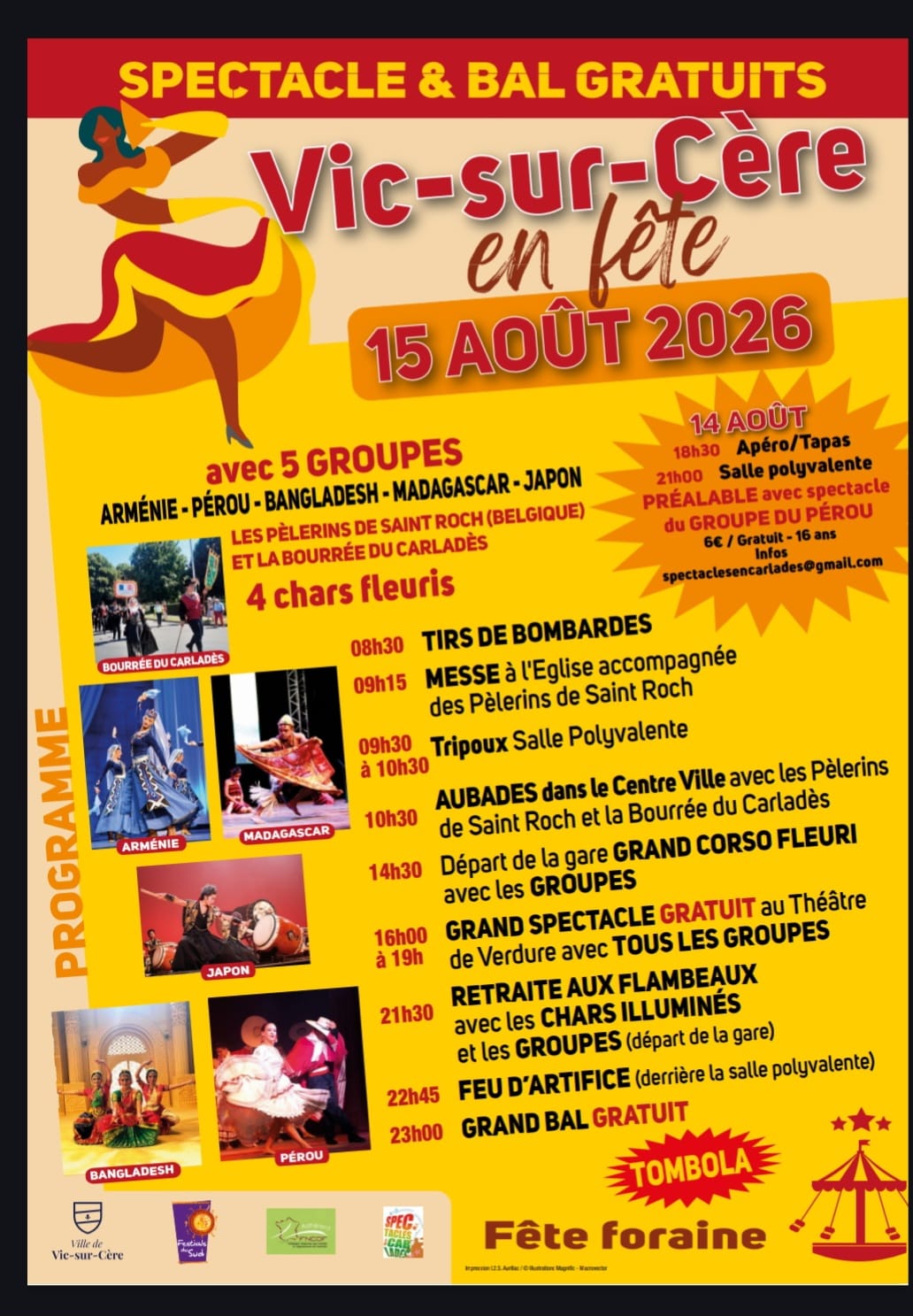 Préalable fête du 15 août