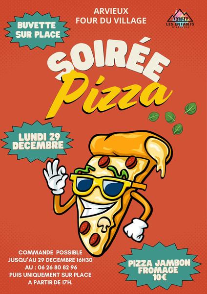 Soirée Pizza_Arvieux - © parents élèves Arvieux