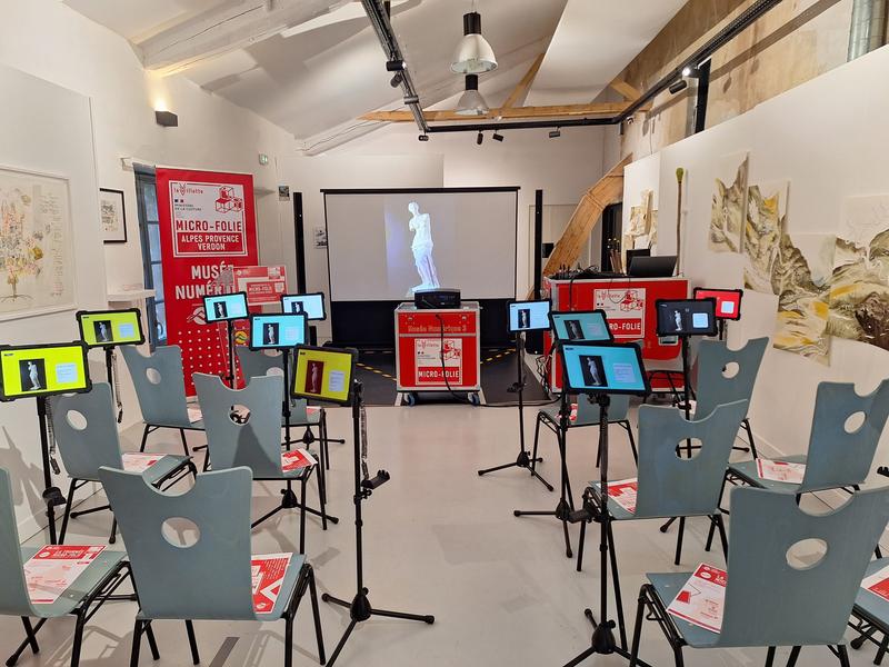 La  Micro-Folie itinérante Alpes Provence Verdon part en tournée !