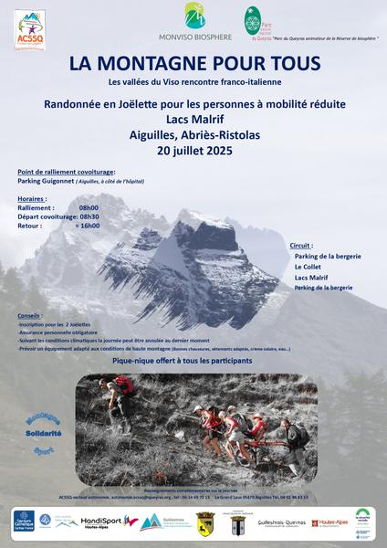 Montagne pour tous - sortie à joëlette_Aiguilles