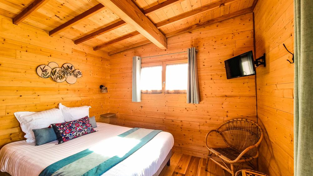 Chambre de la cabane-spa duo