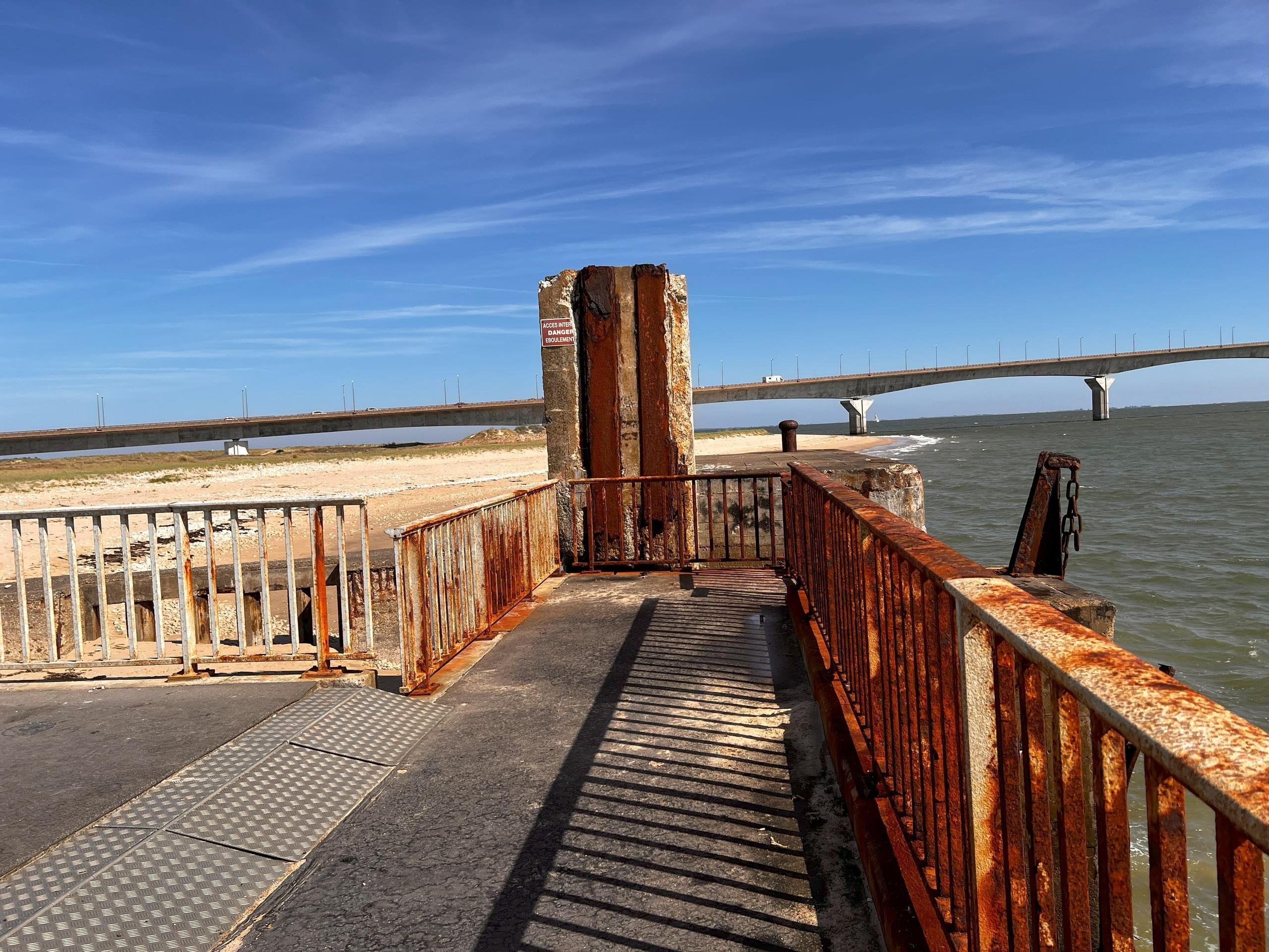 Ancien embarcadère de Sablanceaux