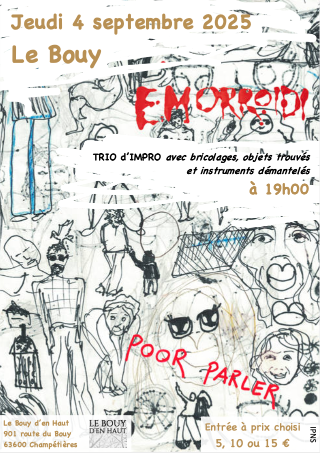 Concert – Emorroidi, instruments démantelés
