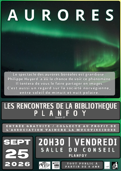 Les rencontres de la bibliothèque - "Aurores"_Planfoy