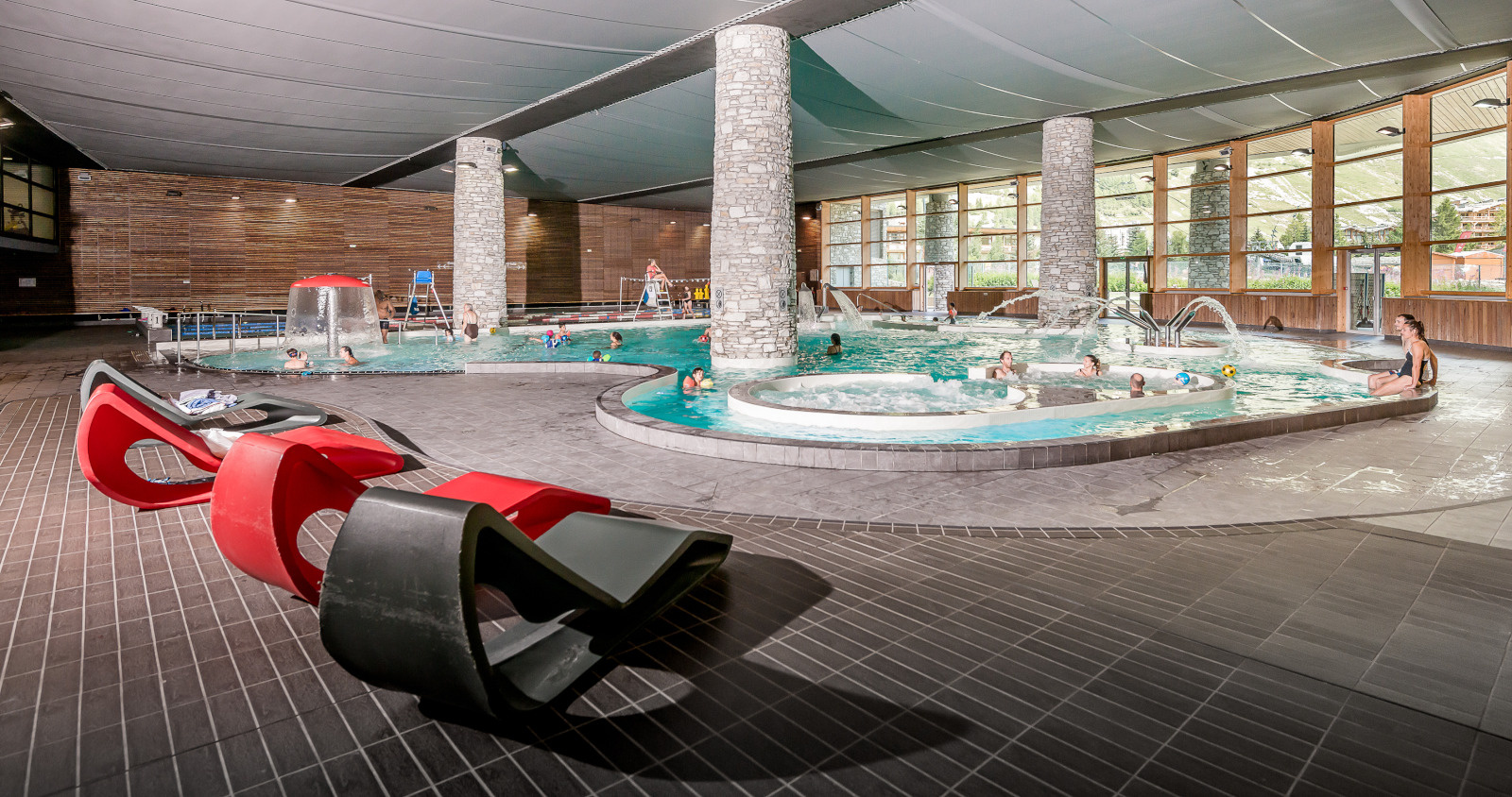 Piscine + transat - Centre Aquasportif Val d'Isère