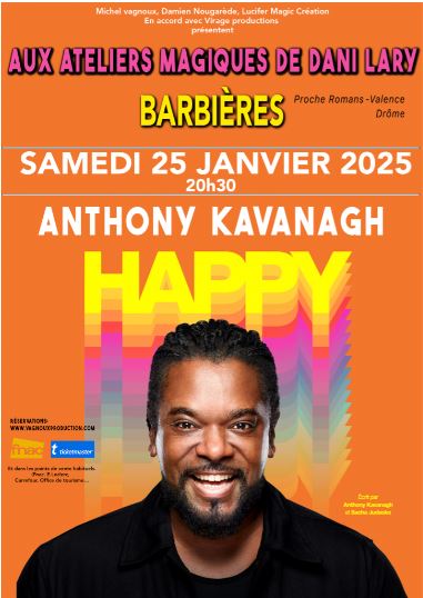 Spectacle d' Anthony Kavanagh : 