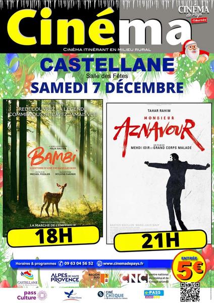 Cinéma de pays Castellane Du 7/12/2024 au 28/12/2025