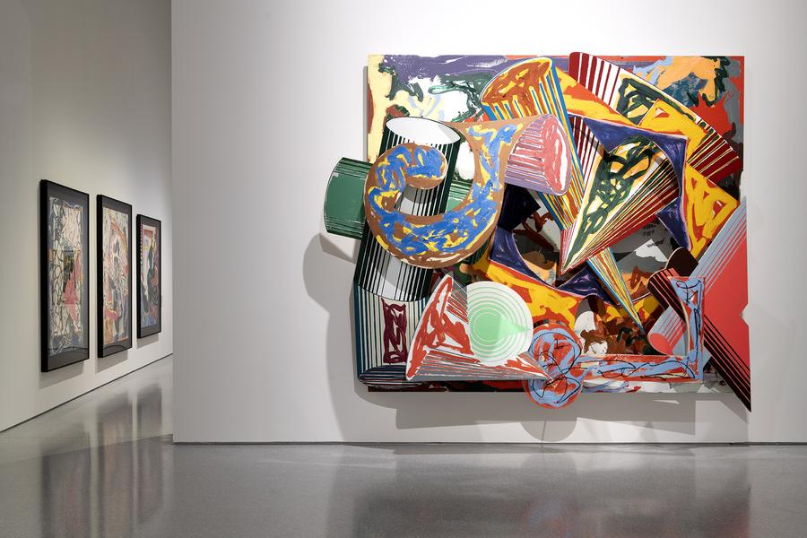 Vue de l'exposition Frank Stella. Minimal / Maximal, MAMC+, 2026