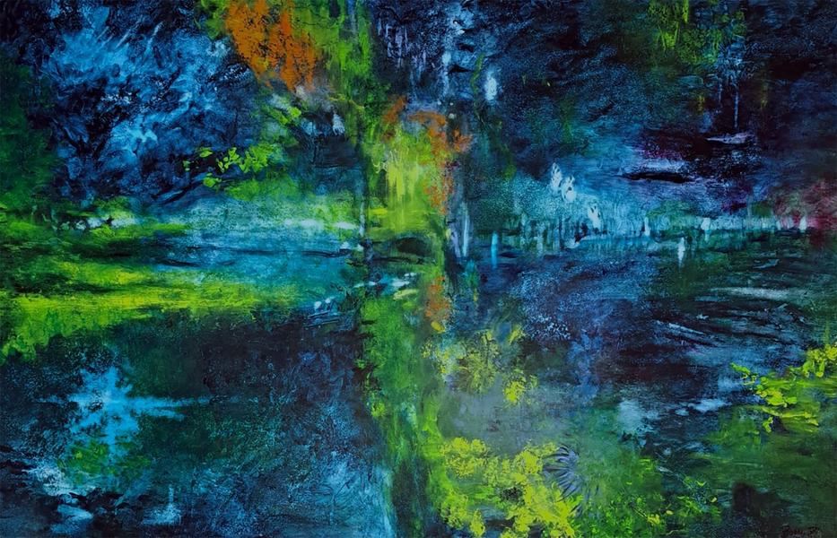 Exposition de peinture. Brigitte Barry._Taninges