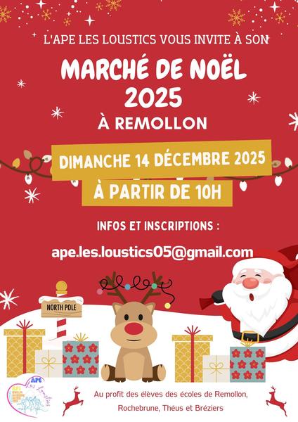 Marché de Noël des Loustics_Remollon - © Marché de Noël des Loustics_Remollon