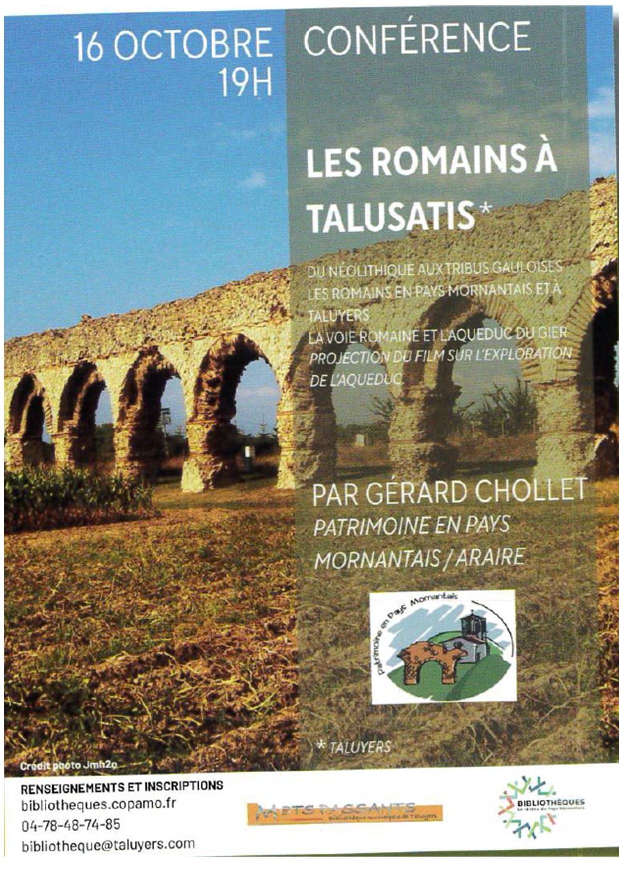 Conférence : les romains à Talusatis_Patrimoine en Pays Mornantais_Taluyers