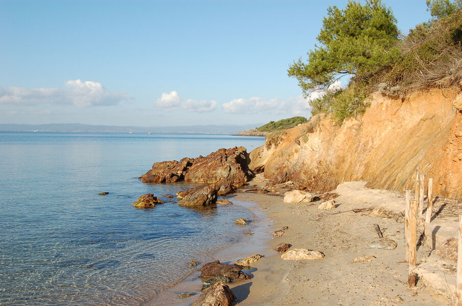 La plage Notre Dame - ile de porquerolles - hyeres