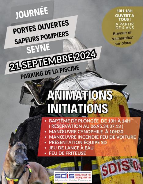 Journée portes ouvertes sapeurs pompiers Le 21 sept 2024