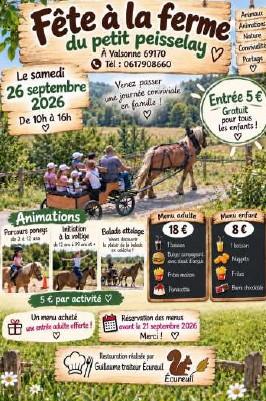 Fête à la ferme du petit PEISSELAY