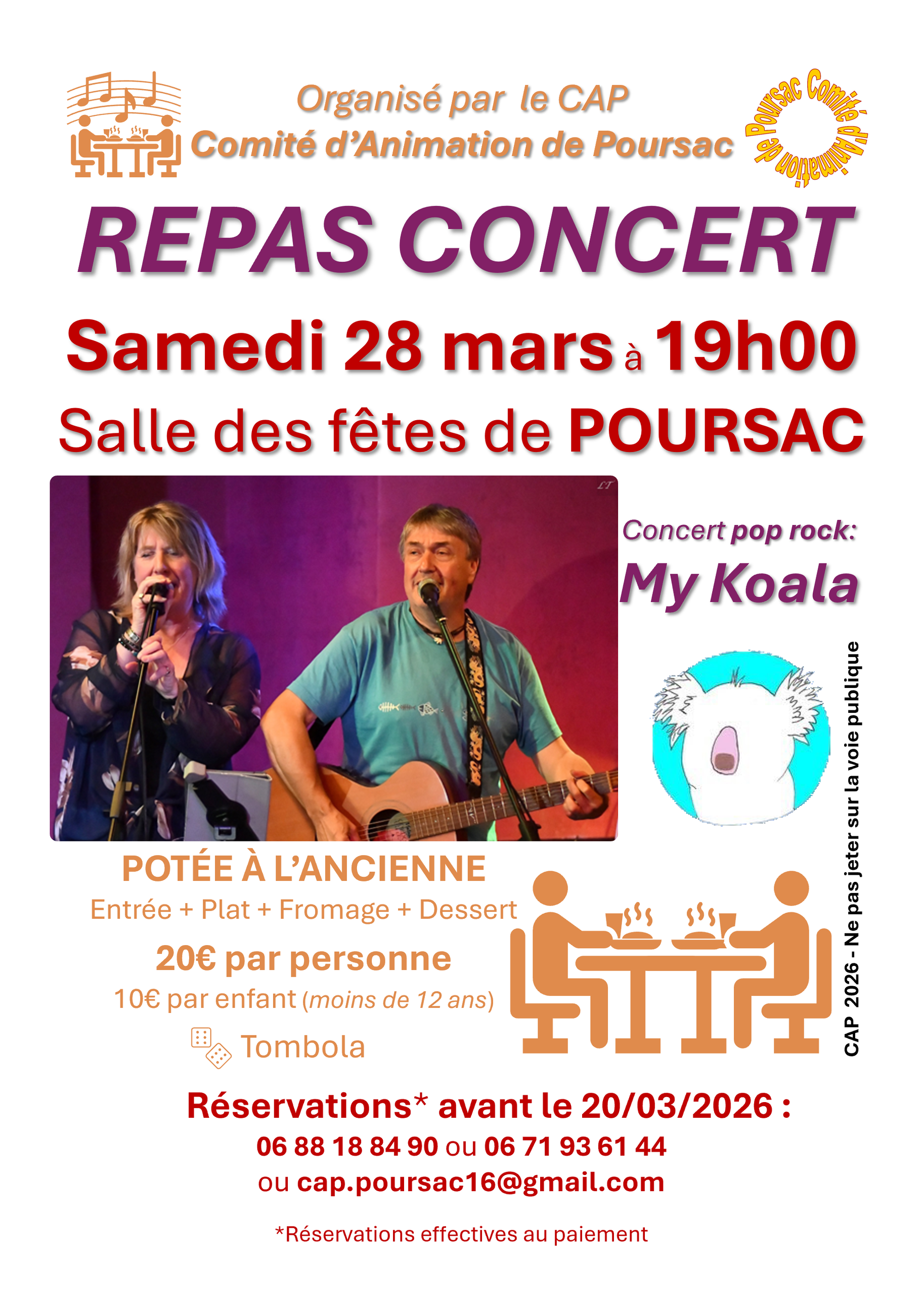 Repas concert