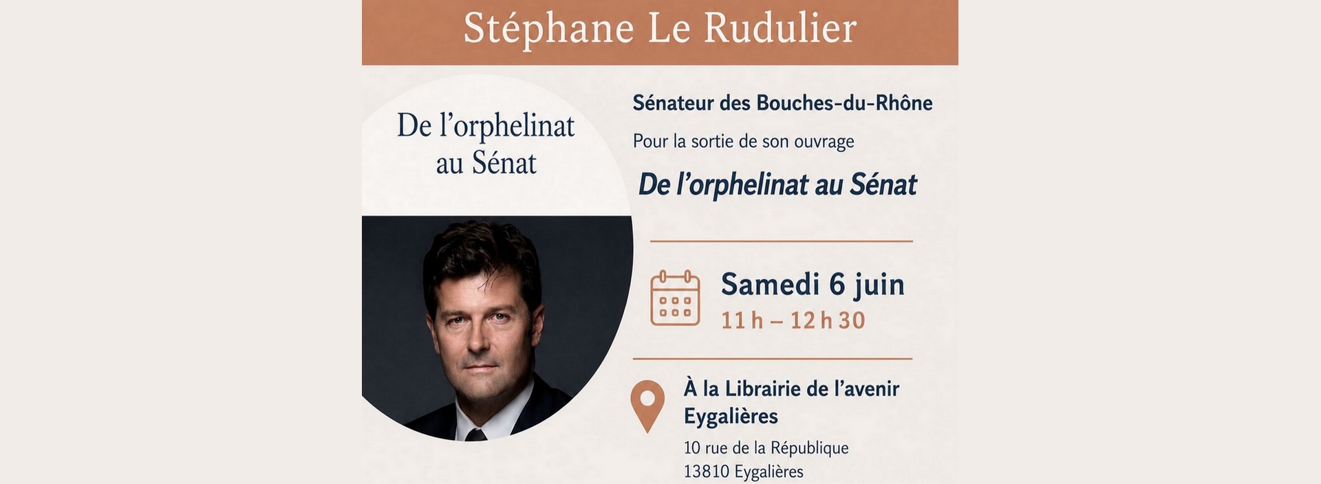 Rencontre dédicace : Stéphane Le Rudulier