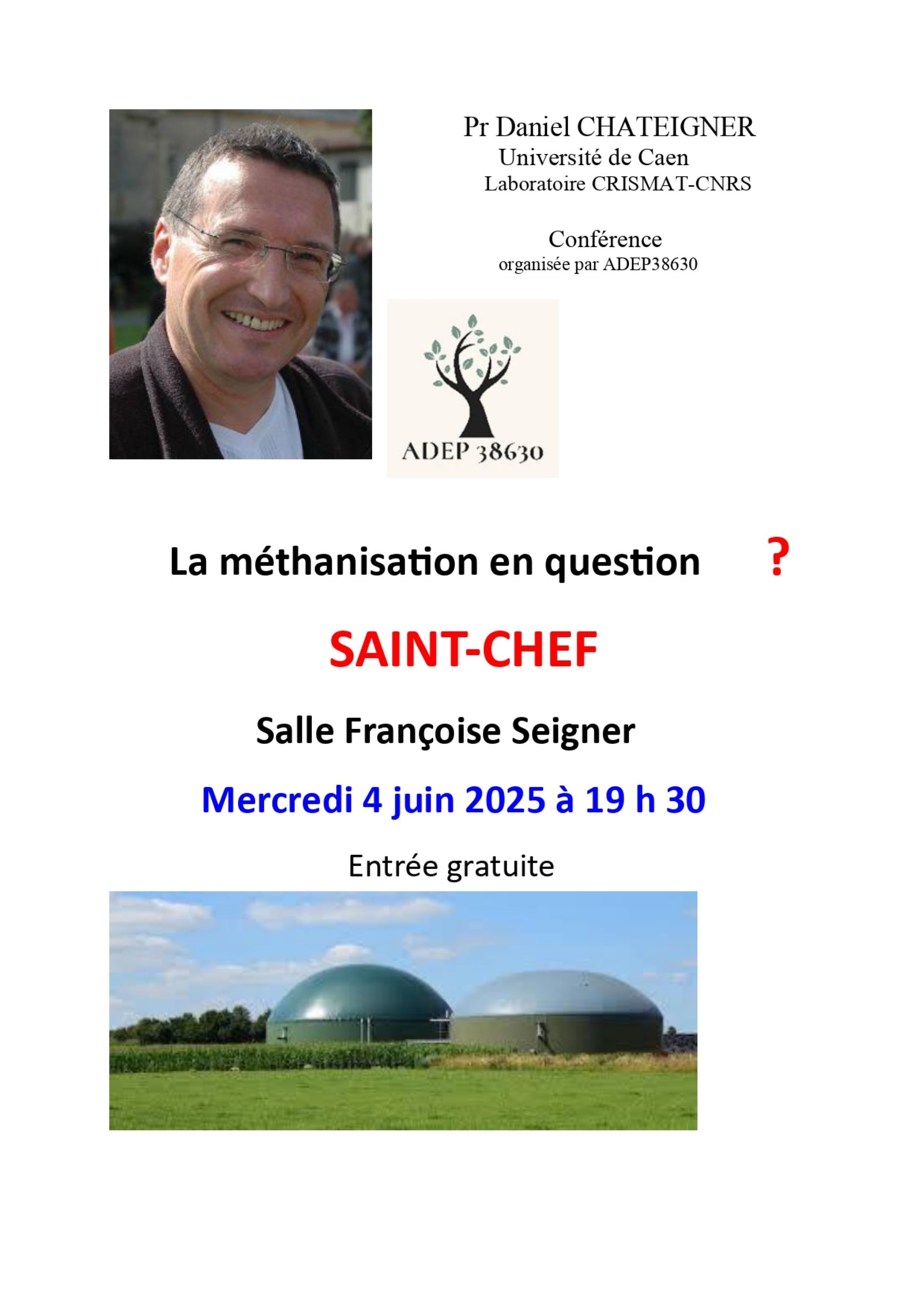 Conférence sur le développement de la méthanisation en France_Saint-Chef-Balcon…