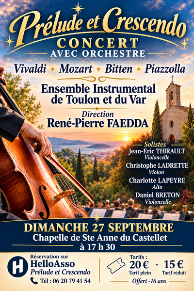 Concert avec l'orchestre EITV_Le Castellet