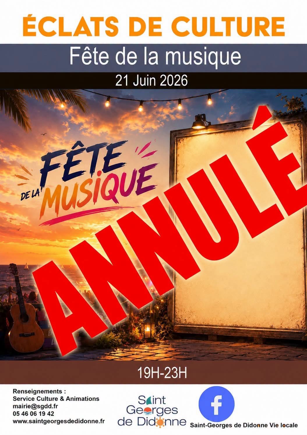 Fête de la Musique - Centre-ville  *ANNULÉ*