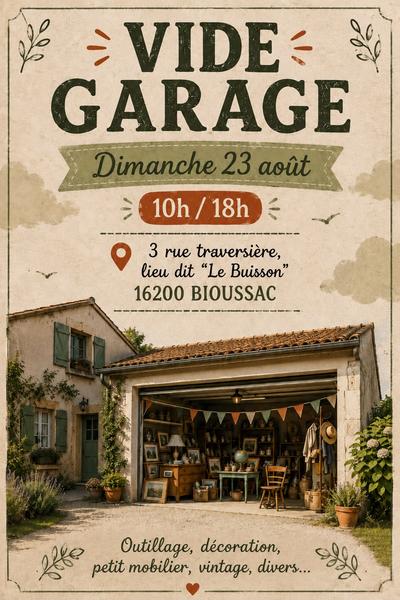 Vide garage