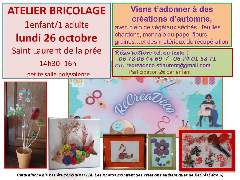 Atelier brico-récup intergénérationnel
