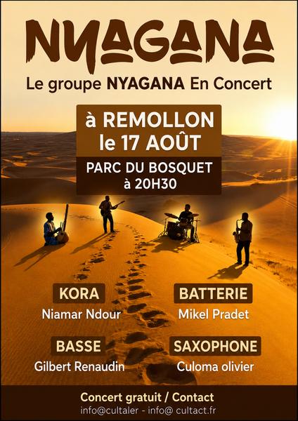 Nyagana en concert