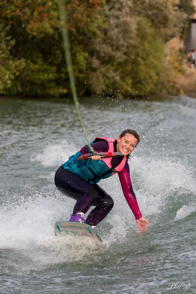 Personne pratiquant une activité nautique 