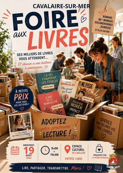 Foire aux livres_Cavalaire-sur-Mer