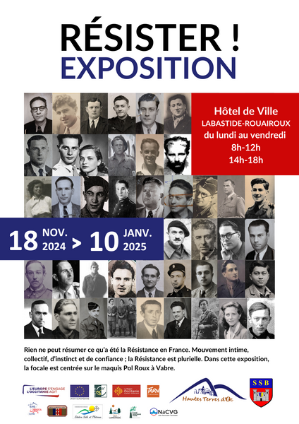 Exposition « RÉSISTER, les maquis Pol Roux du CFL 10 » 