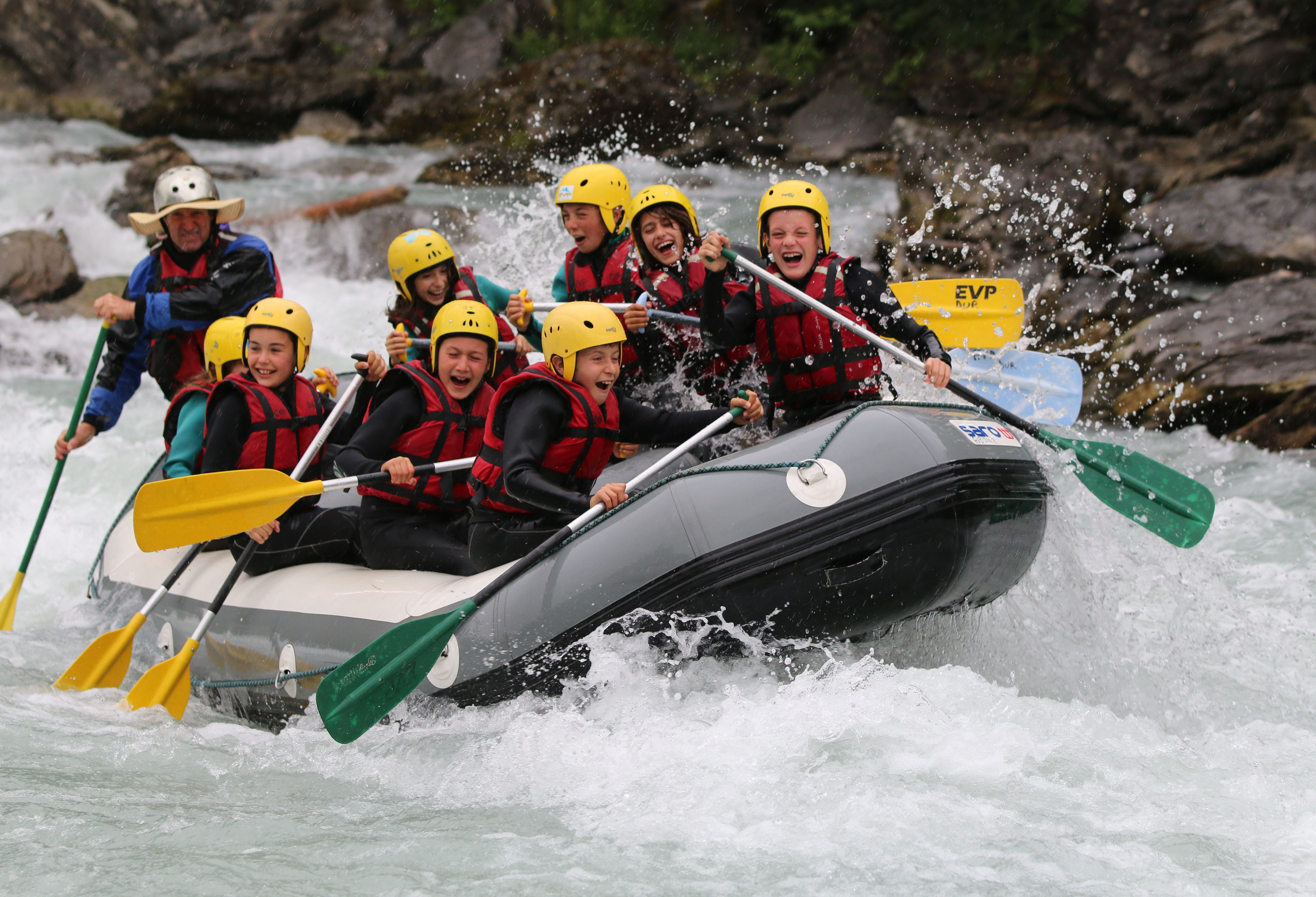 Eau Vive Passion : rafting famille