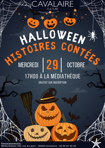 Halloween : Histoires contées_Cavalaire-sur-Mer