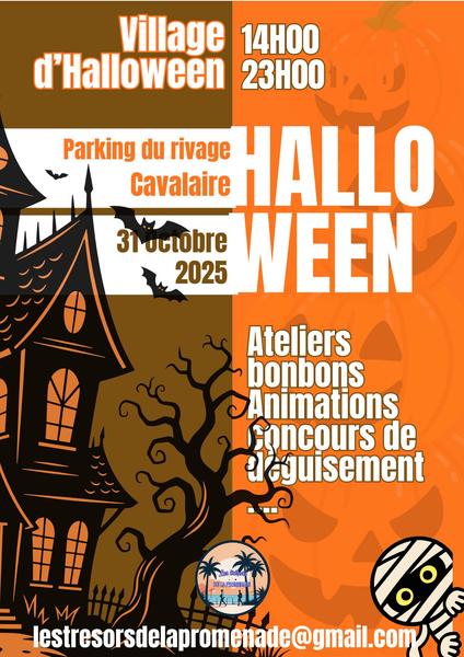 Les trésors de la promenade : Village d'Halloween_Cavalaire-sur-Mer