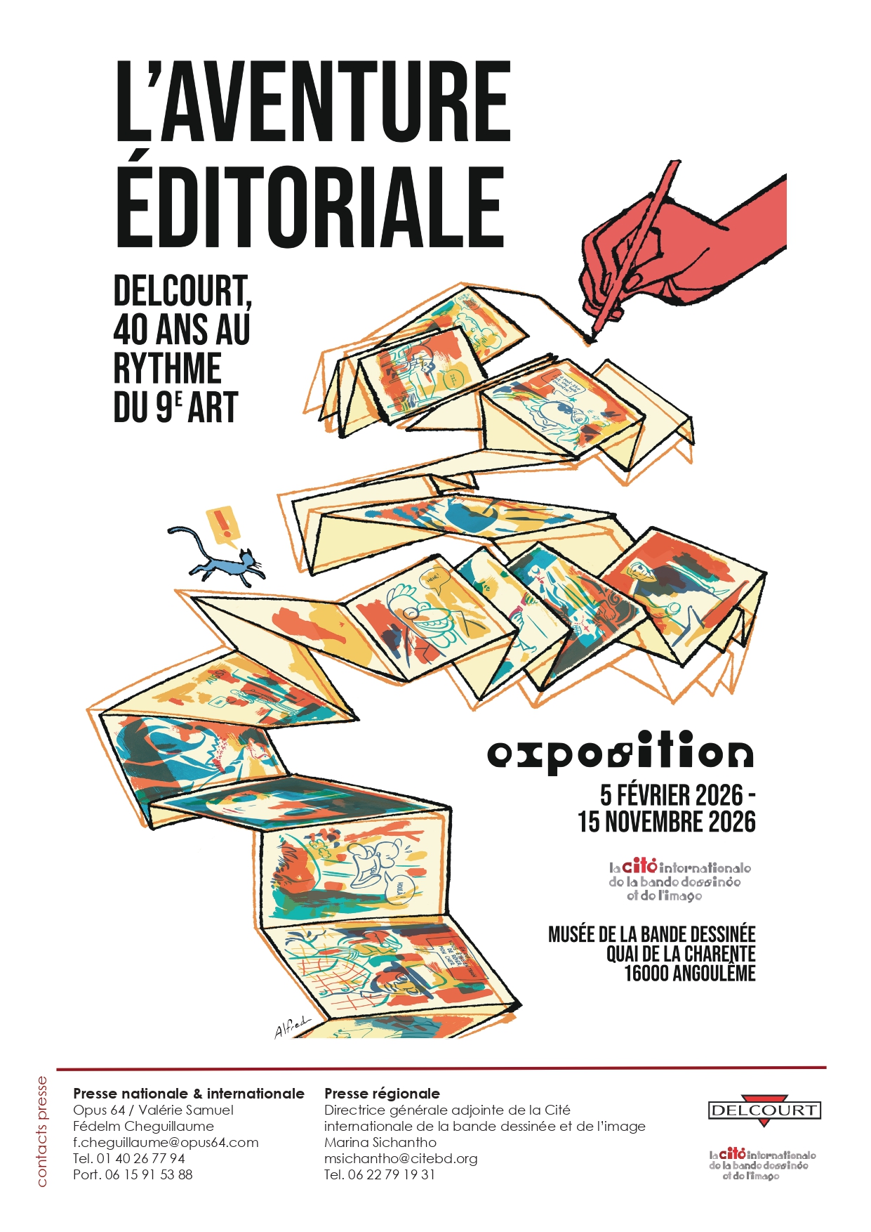 Exposition - L'aventure éditoriale Delcourt, 40 ans au rythme du 9e Art