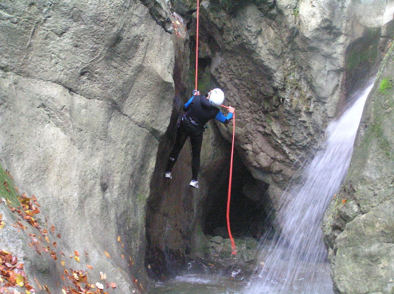 Canyoning avec un guide