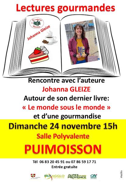 Lectures gourmandes Le 24 nov 2024