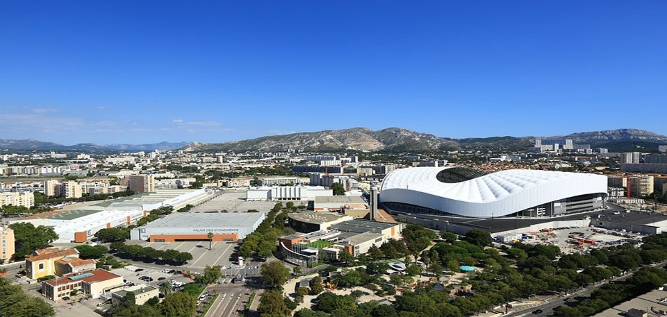 Vue aérienne Parc des Expos Marseille