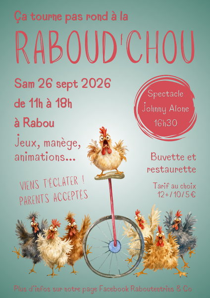 Ça tourne pas rond à la Raboud'chou !