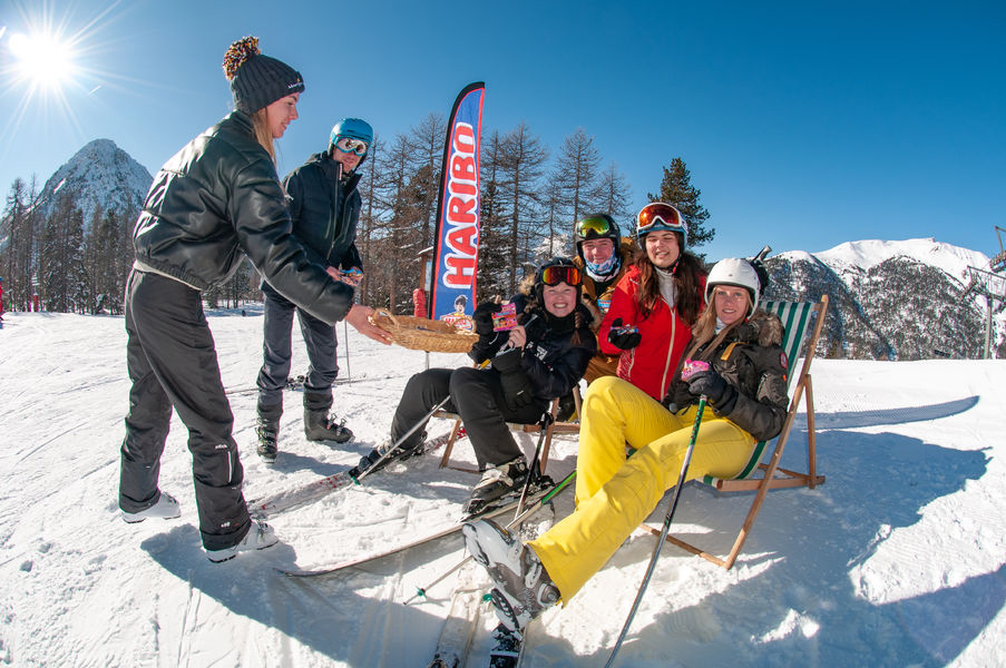 - © Office de Tourisme de Montgenèvre Snow Party avec Haribo - © Office de Tourisme de Montgenèvre