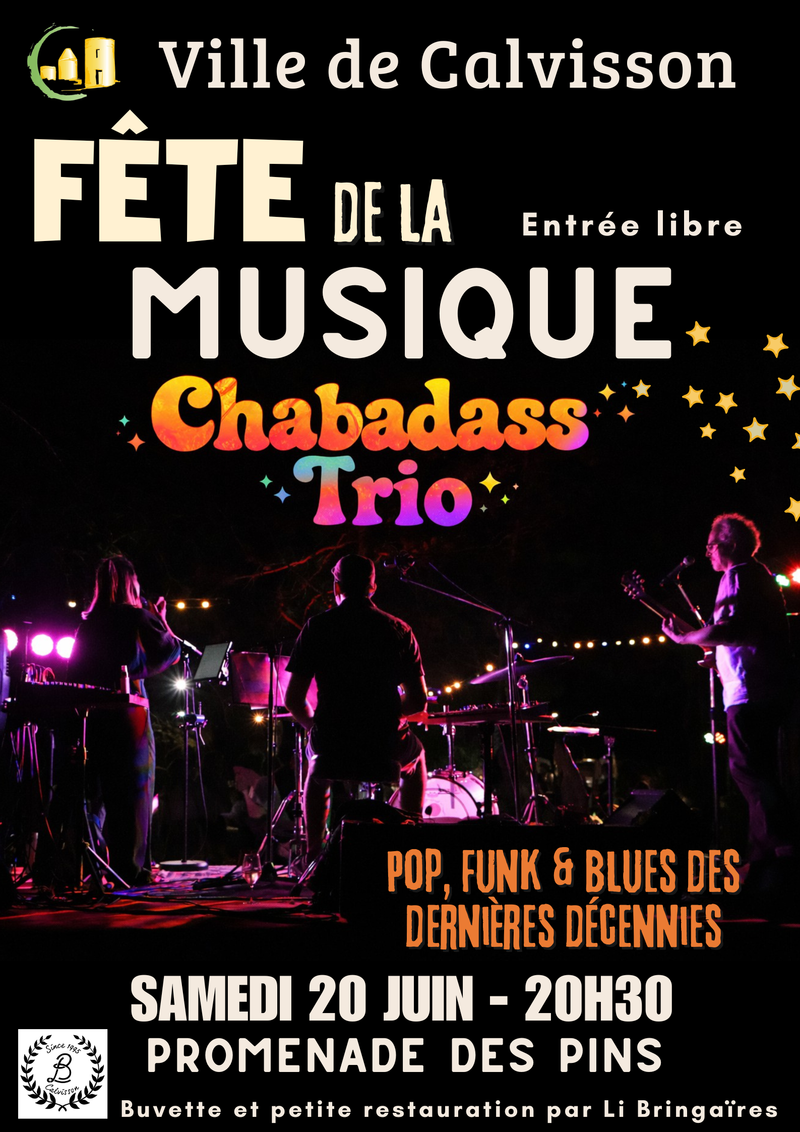 Concert Chabadass Trio - Fête de la musique