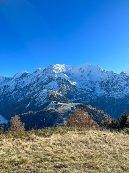 Le Prarion au départ de Bionnassay
