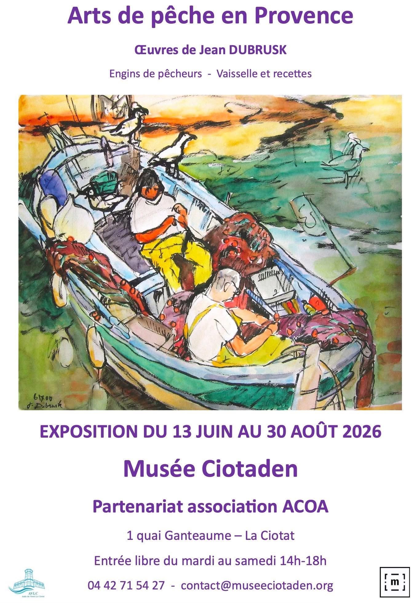 Exposition Arts de Pêche en Provence