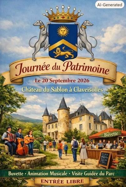Journée du Patrimoine au Château du Sablon