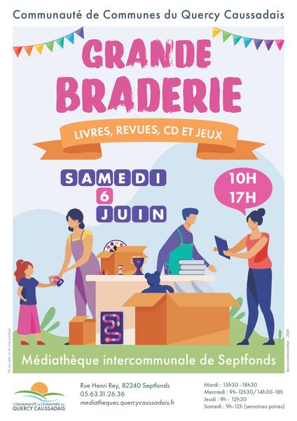 Braderie du service culturel CCQC