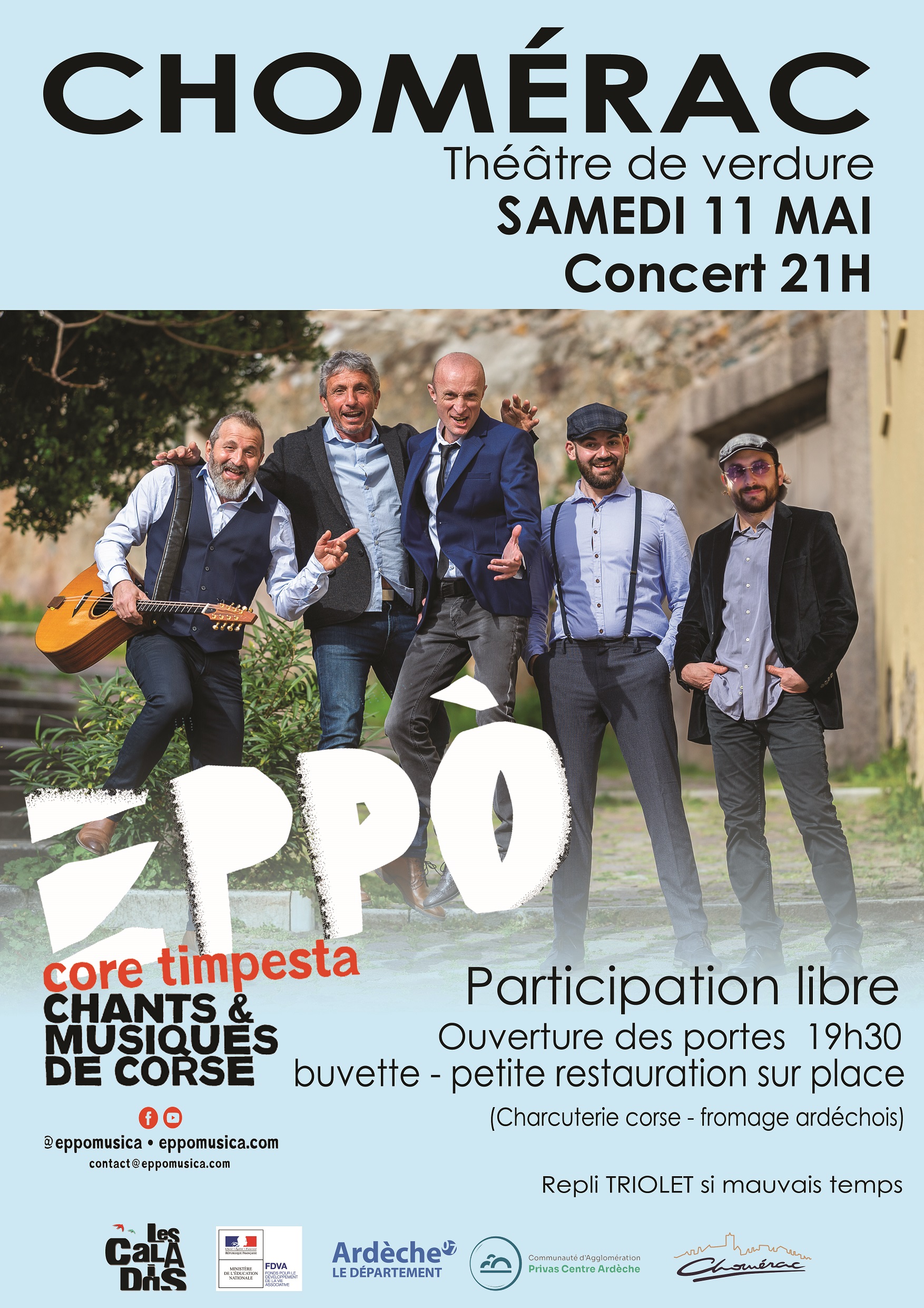 Alle leuke evenementen! : Concert EPPÒ (chants et musique corses)