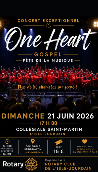 Concert Gospel "One heart"_L'Isle-Jourdain